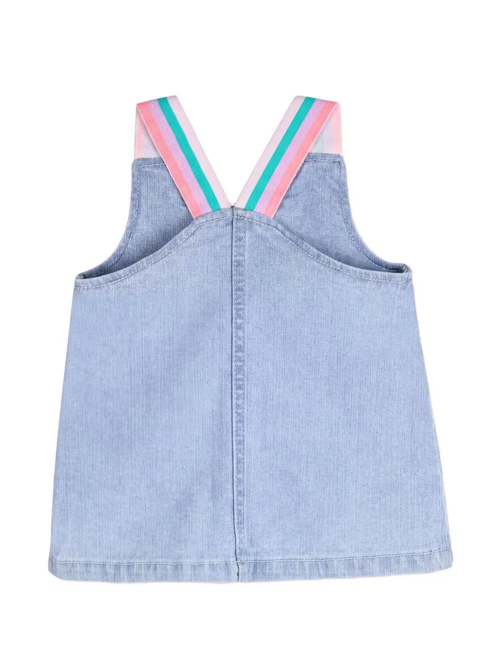 Billieblush Denim jurk met ruches en zak Grijs