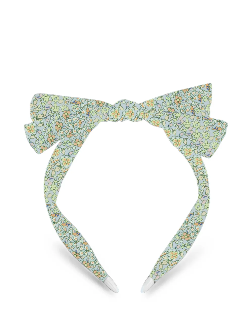 Mimi & lula Edie Alice haarband met bloe print en strik Blauw
