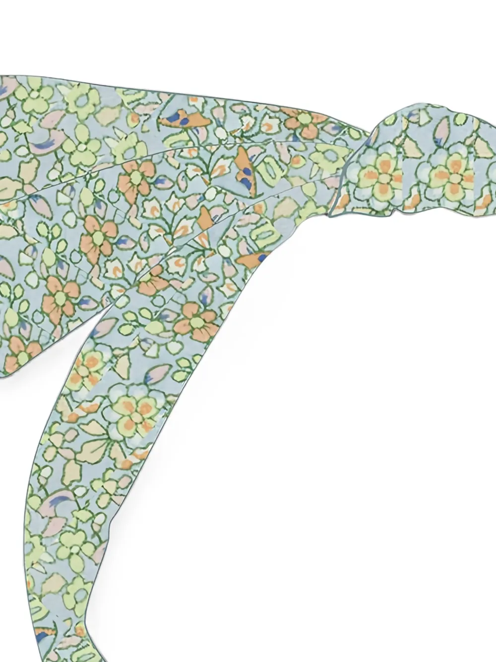 mimi & lula Edie Alice haarband met bloemenprint en strik Blauw