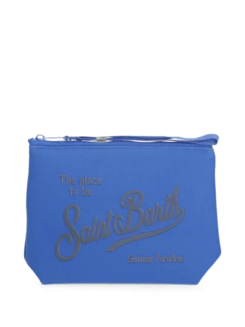 MC2 Saint Barth Aline logo-print clutch bag