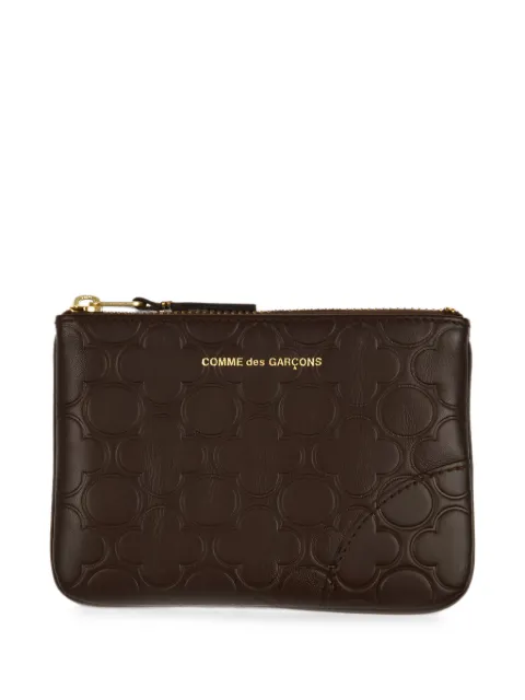 Comme Des Garçons Wallet embossed leather wallet