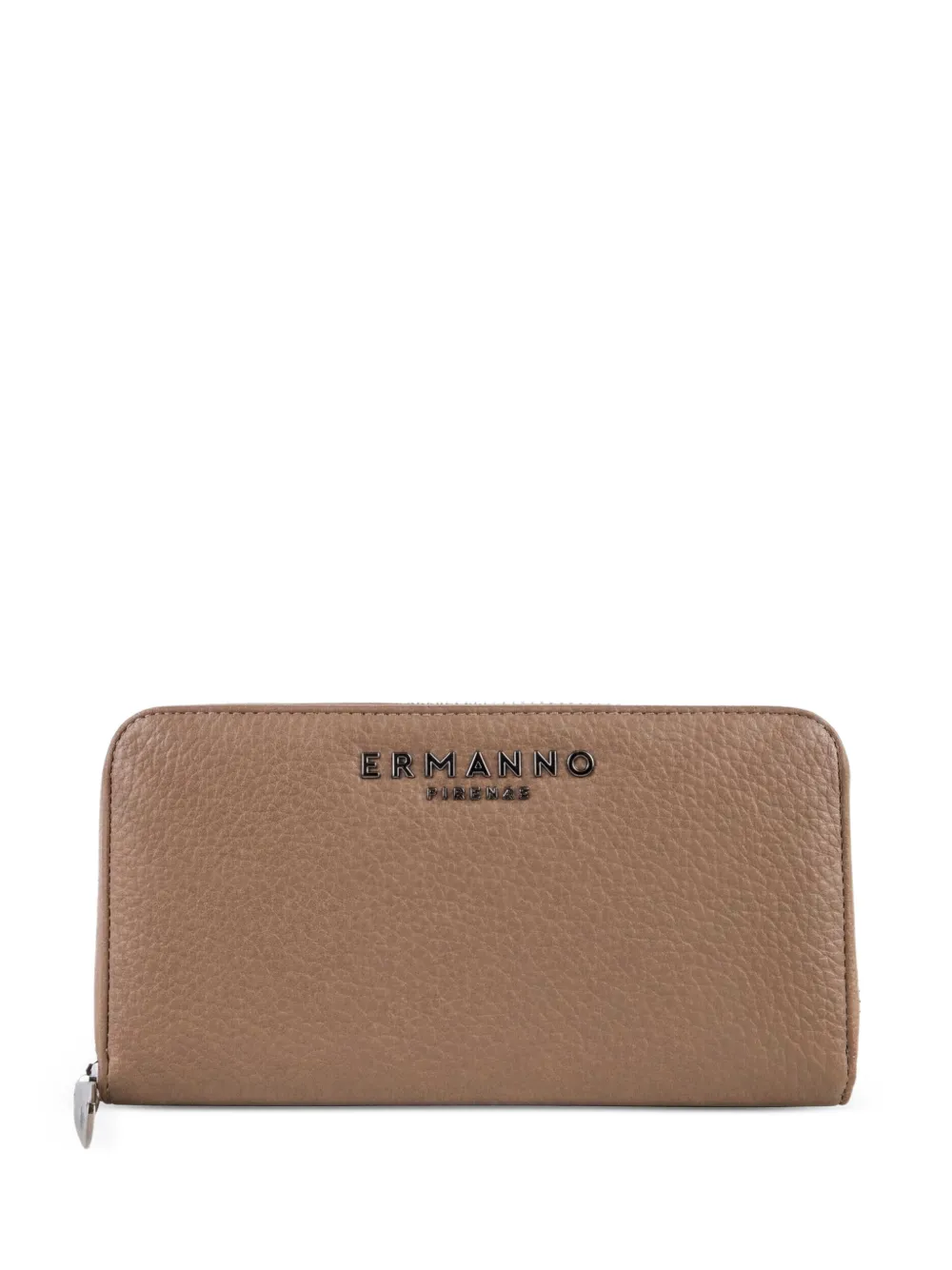 Ermanno Scervino Aria pebbled zip-around wallet - Marrone