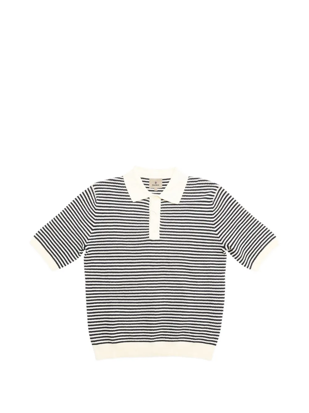 Blue de Gênes BGbob striped polo shirt - Weiß