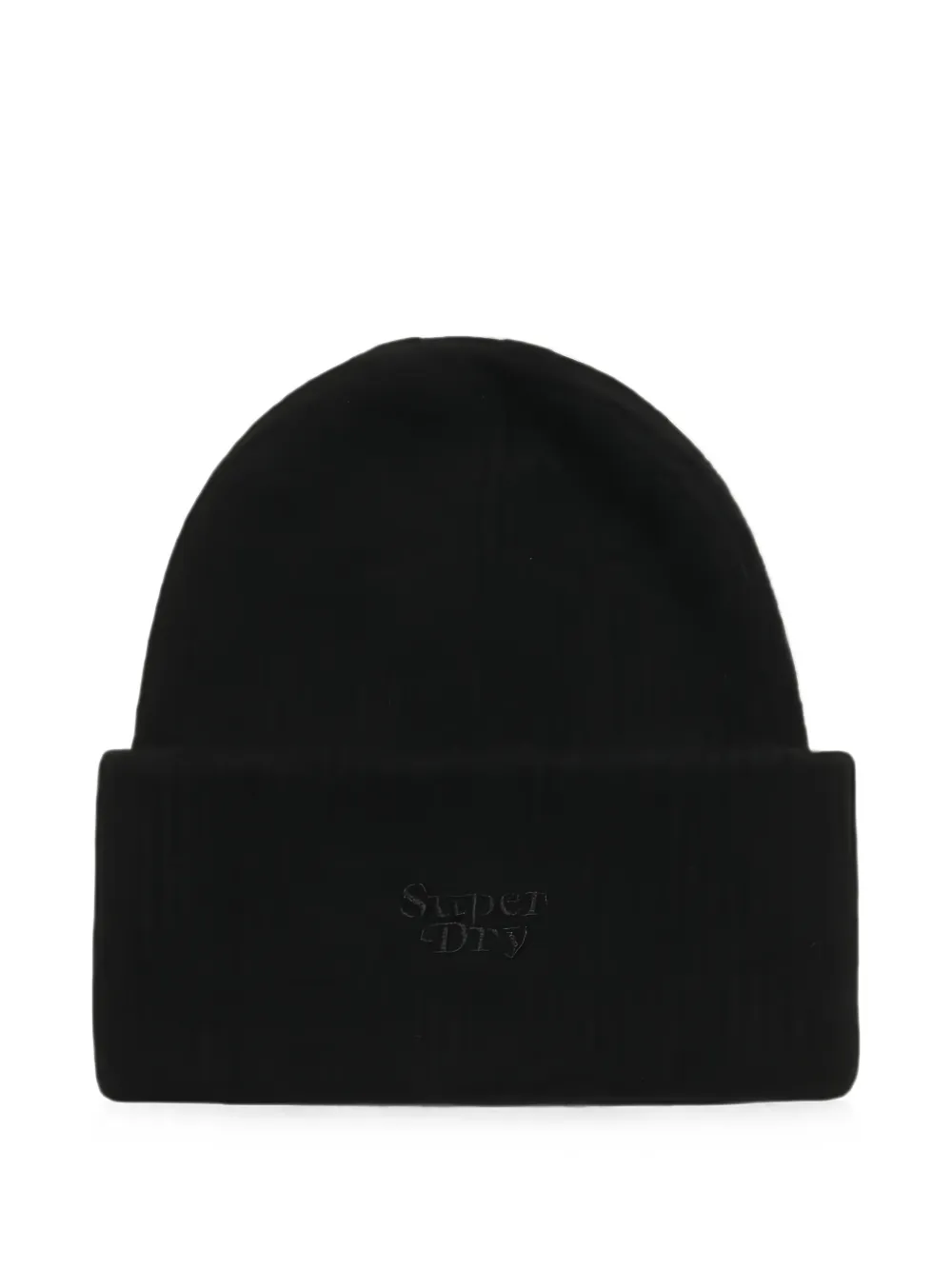 Superdry ribbed beanie hat - Nero