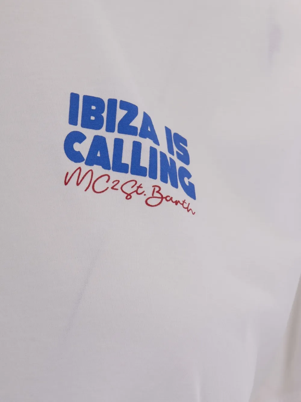 MC2 Saint Barth Emilie Ibiza Calling T-Shirt Wit