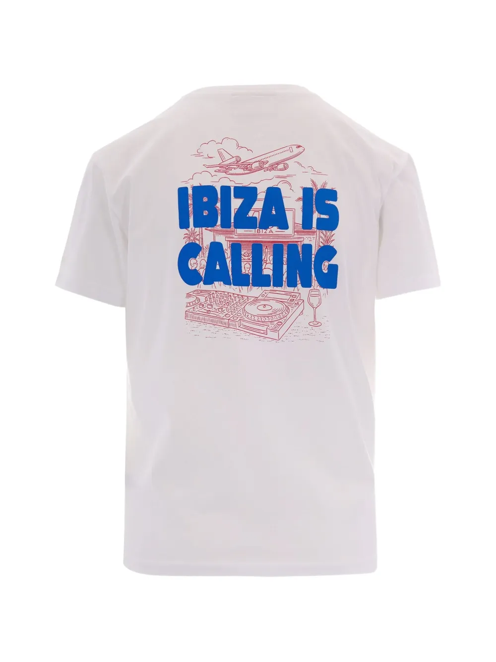 MC2 Saint Barth Emilie Ibiza Calling T-Shirt Wit