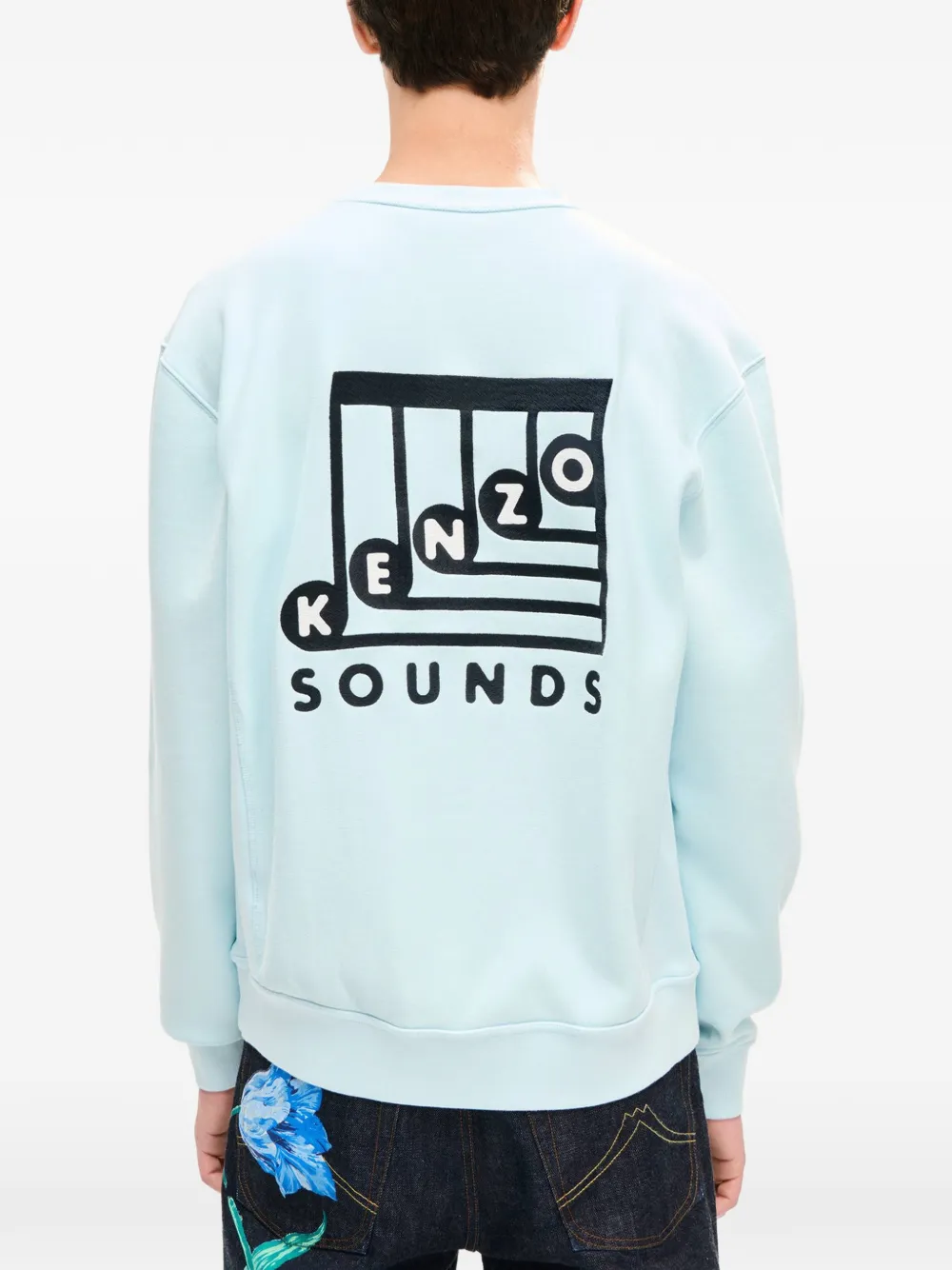 Kenzo Sounds sweater Blauw