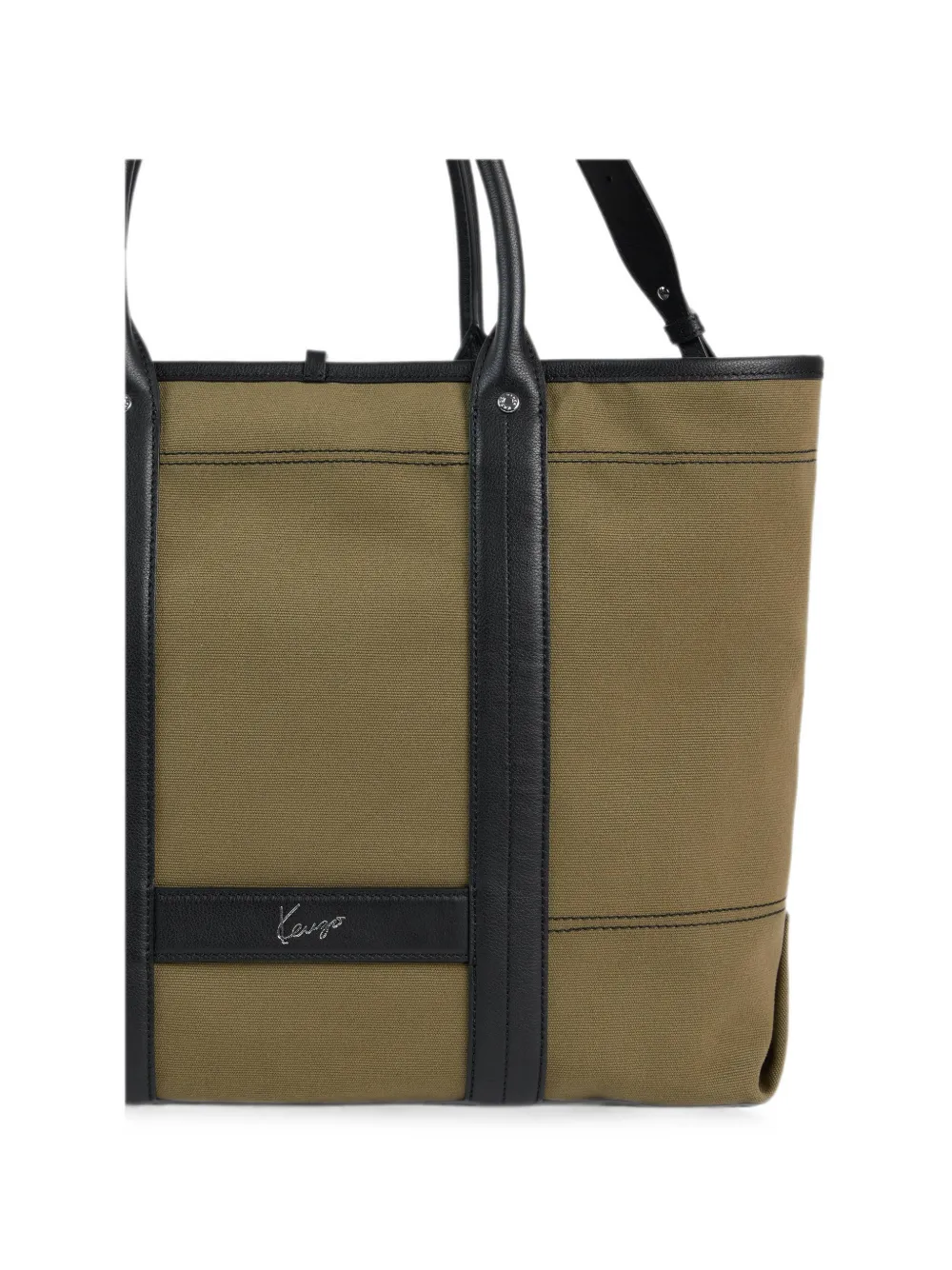 Kenzo Grote Utility omkeerbare shopper Groen
