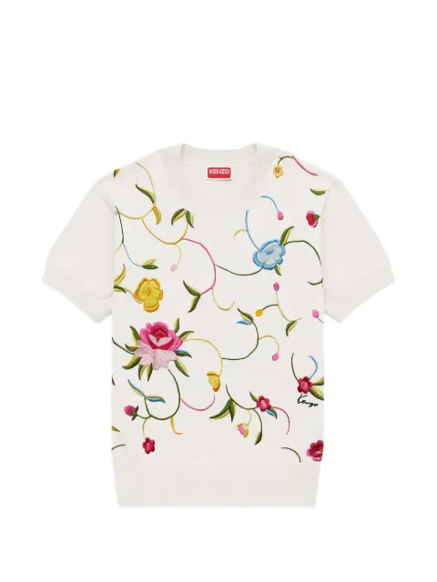 Kenzo Wildflower short-sleeve sweater