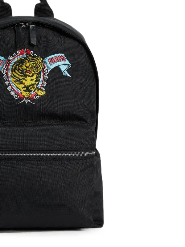Kenzo Jumping Tiger Embroidered Backpack | ブラック | FARFETCH JP