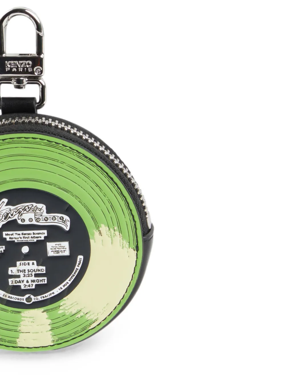 Kenzo Sounds leren portemonnee Zwart