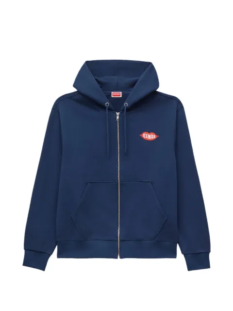 Kenzo Kenzo Loves embroidered zip-up hoodie