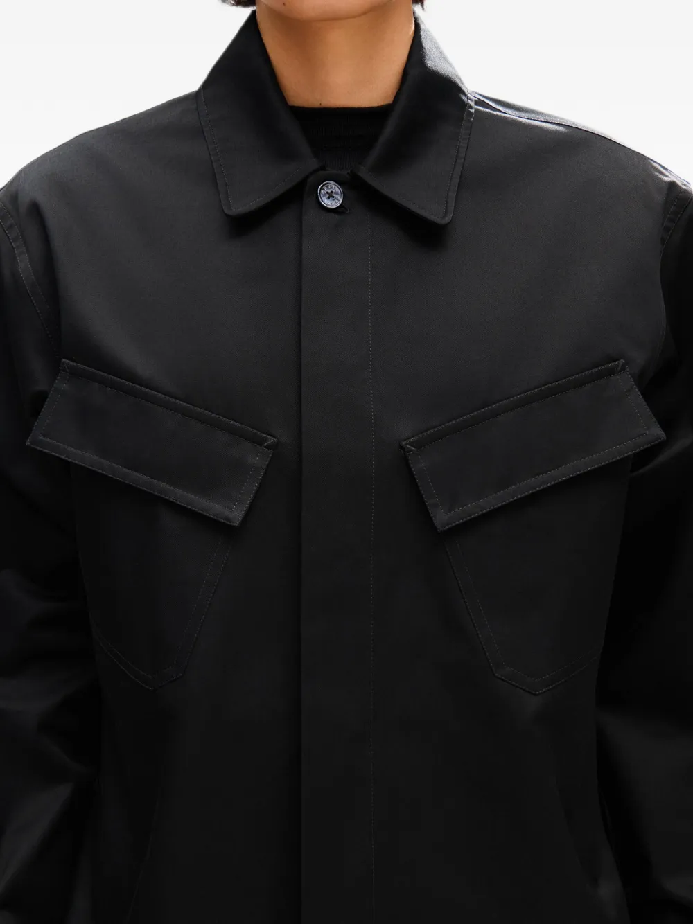 Kenzo Signature shirtjack Zwart