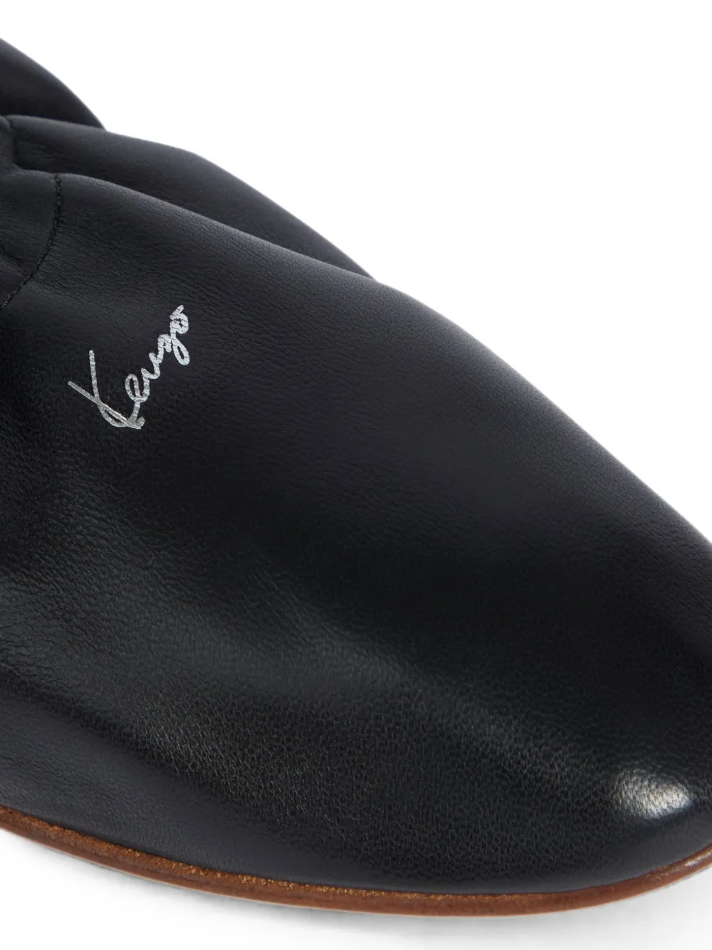 Kenzo Ballet elastische ballerina's met logoprint Zwart