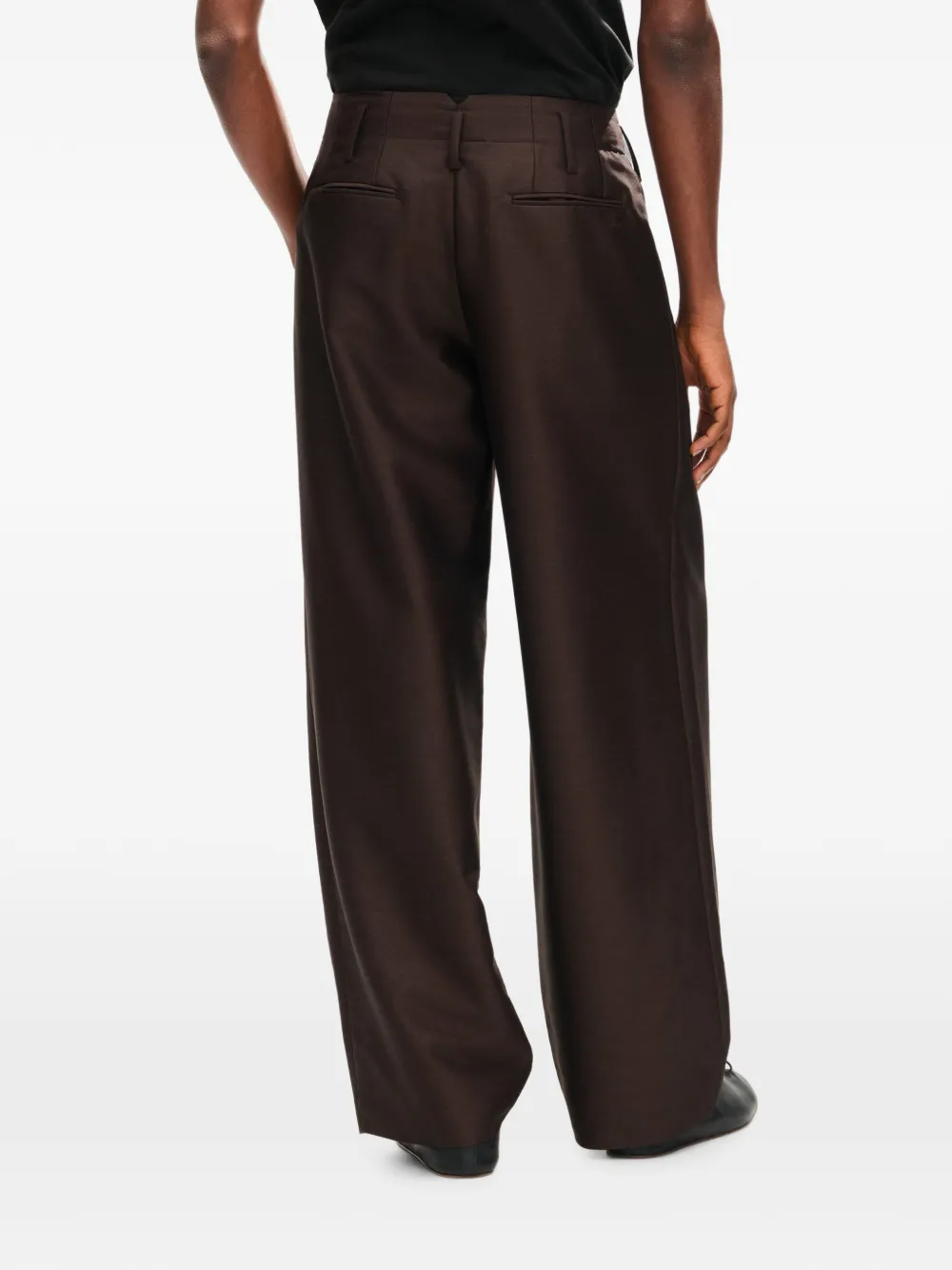 Kenzo Pantalon met toelopende pijpen Bruin