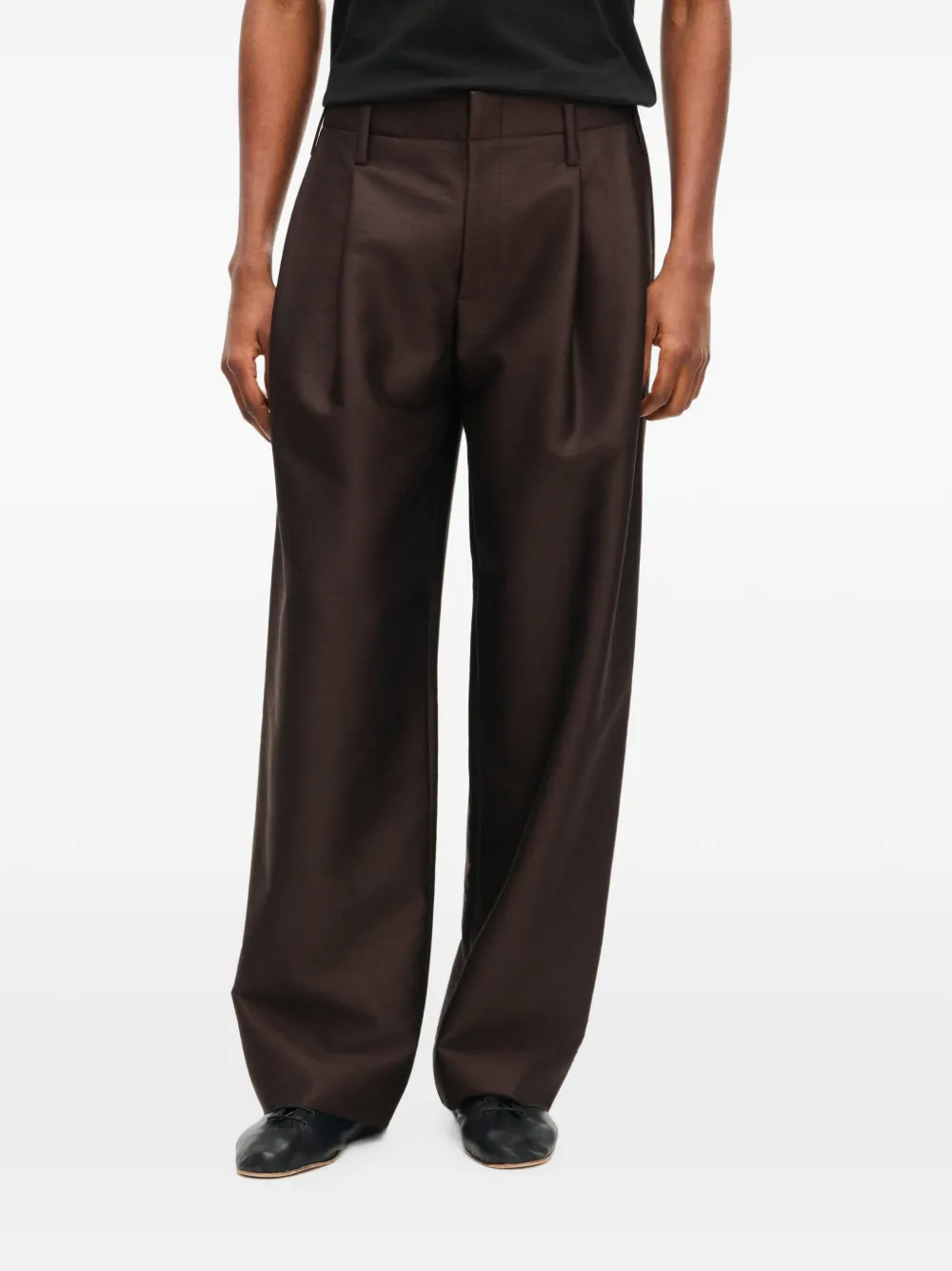 Kenzo Pantalon met toelopende pijpen Bruin