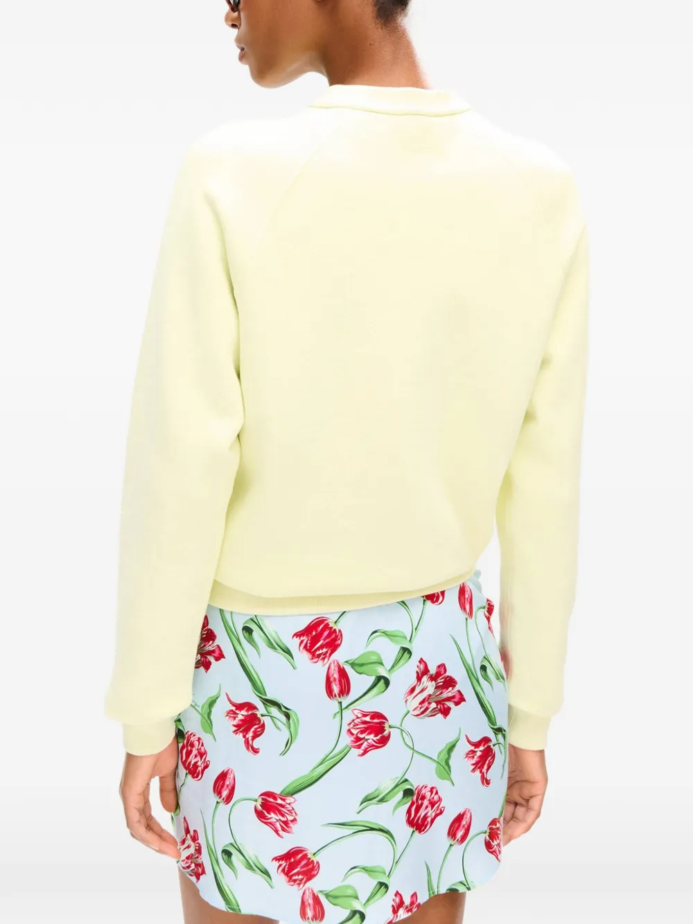 Kenzo Sounds sweater met raglan mouwen en borduurwerk Groen