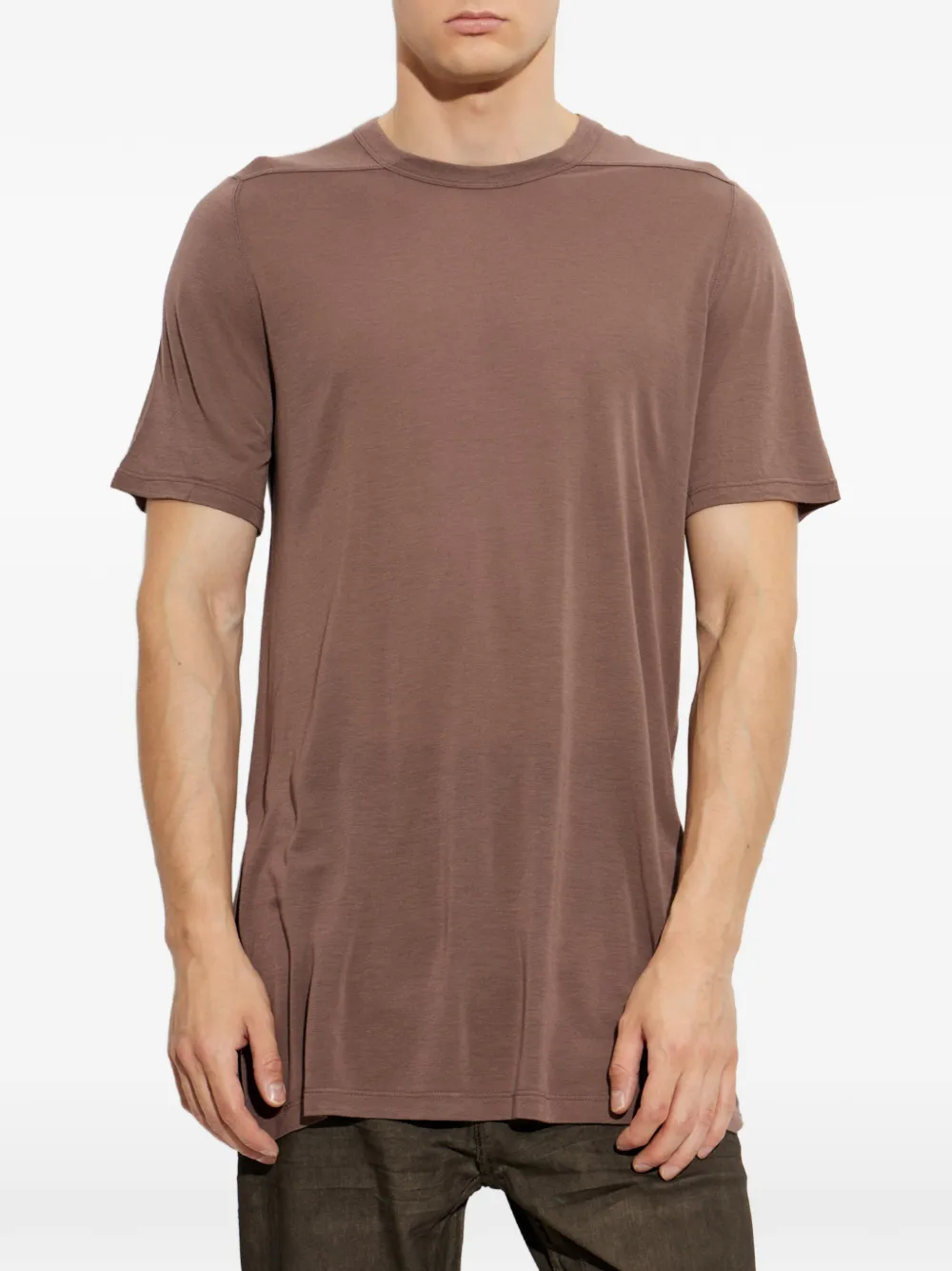 Rick Owens T-shirt met ronde hals Bruin
