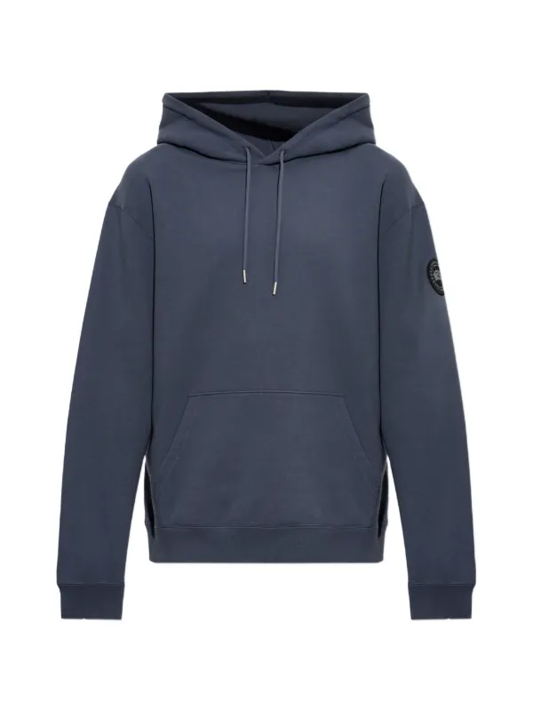 Canada Goose Loon Logo-patch Hoodie in Blue