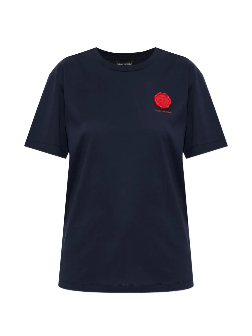 Emporio Armani mercerized jersey T-shirt Valentine's Day capsule - Blu