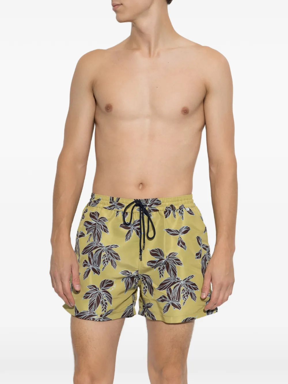 Paul Smith floral-print drawstring swim shorts Groen