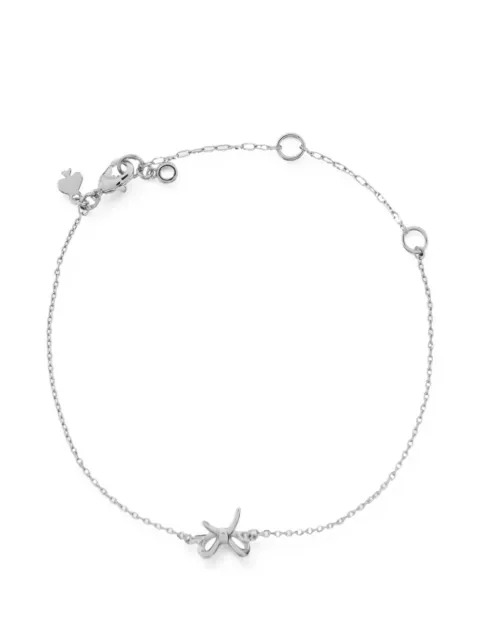 Kate Spade bow-detail charm bracelet