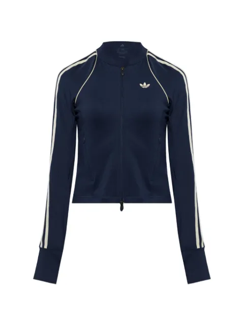 adidas side-stripe zip-up sweatshirt