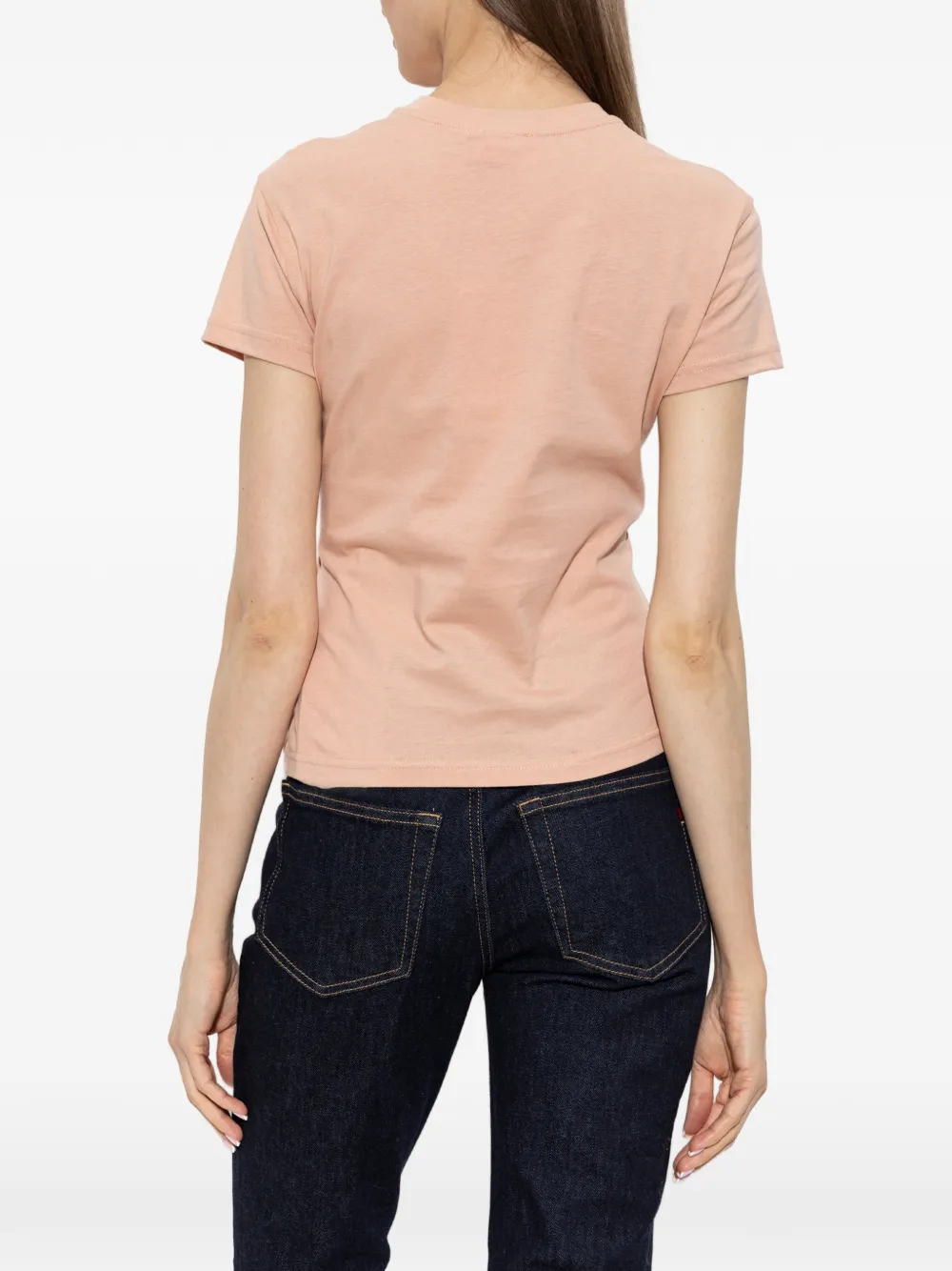 Diesel T-shirt met logoprint Beige