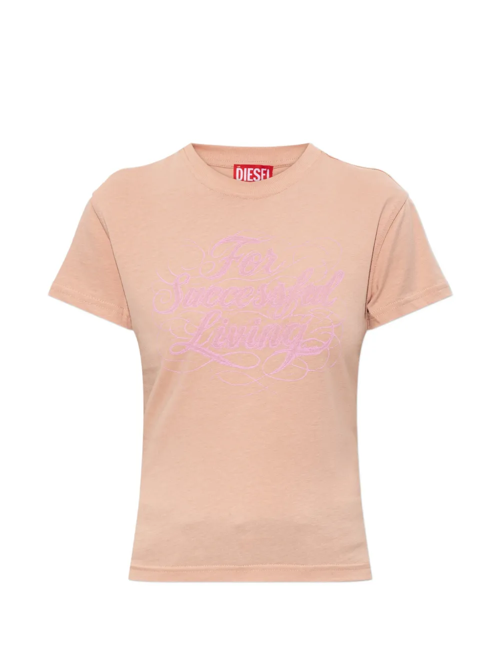 Diesel logo-print short-sleeve T-shirt - Toni neutri