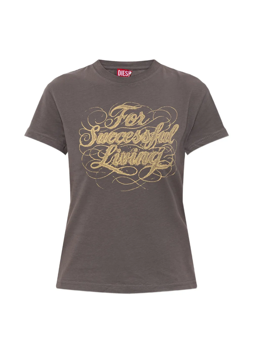 Diesel T-shirt with logo print - Grigio