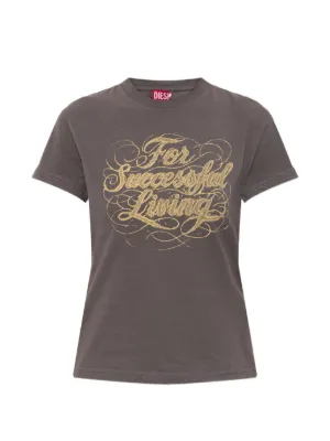Diesel T-Ele ハートプリント Tシャツ | ブラック | FARFETCH JP