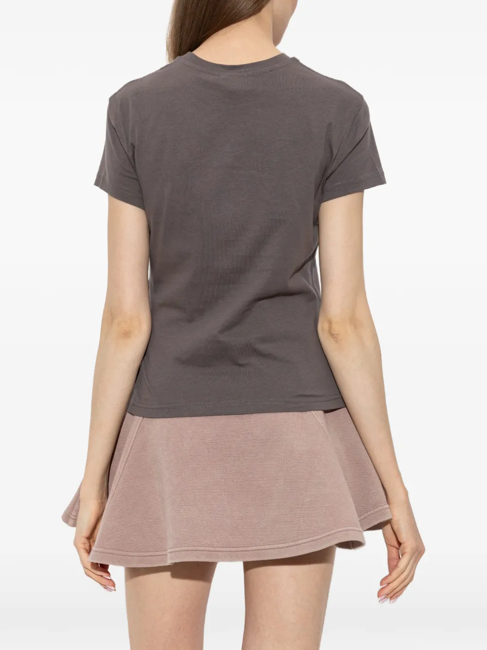 Diesel T-shirt met logo-print Grijs