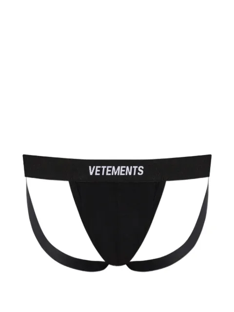 VETEMENTS logo-waistband jockstraps
