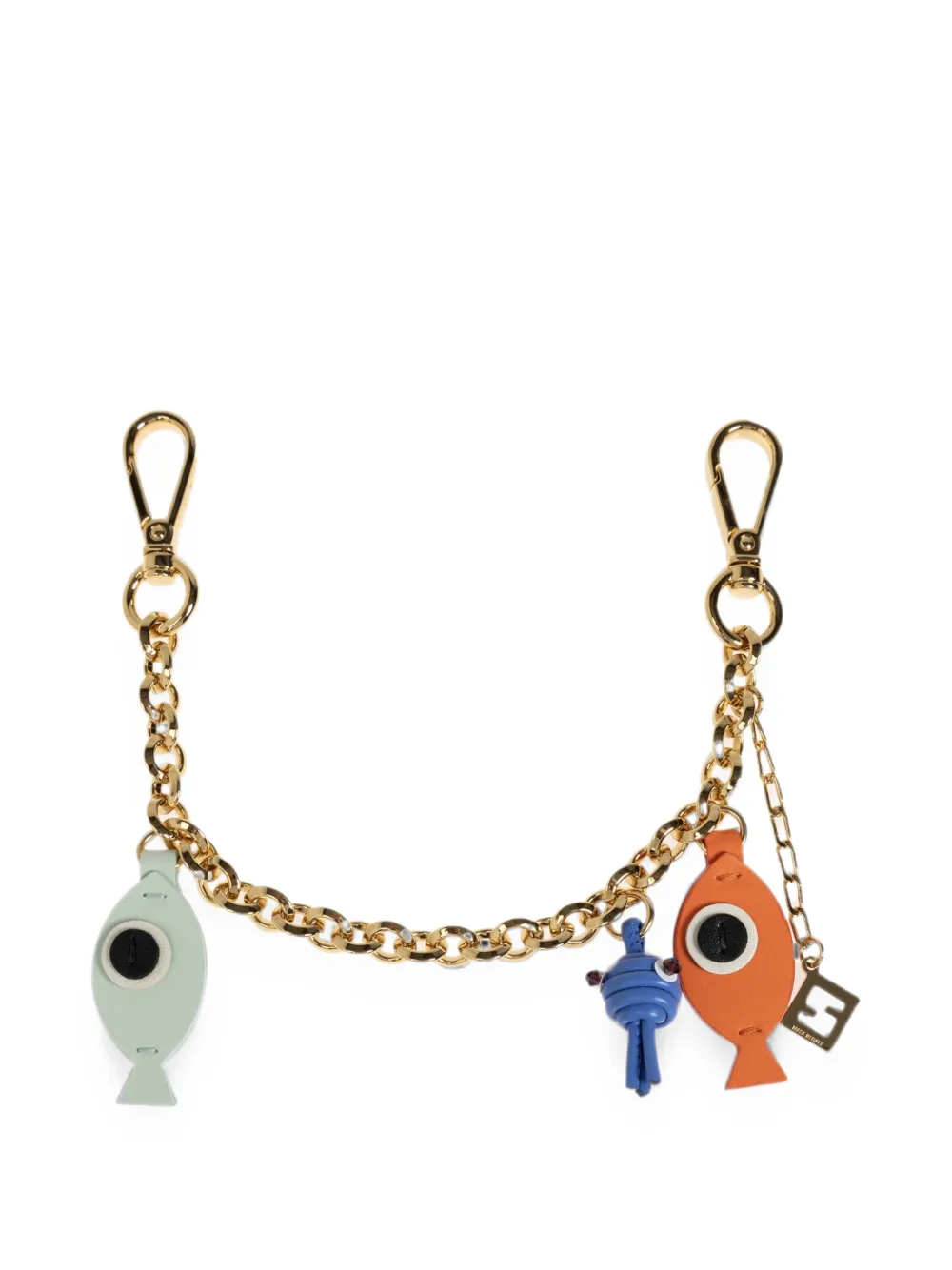 FENDI chain Fish charm - Gold