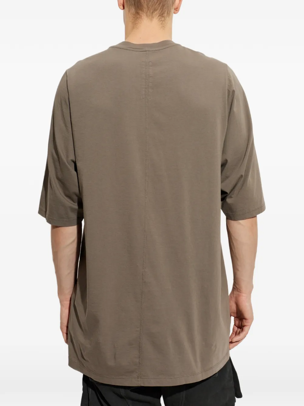Rick Owens T-shirt met afwerking Bruin