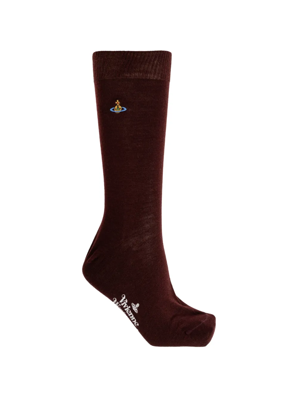 Vivienne Westwood Orb-embroidered socks - Rosso
