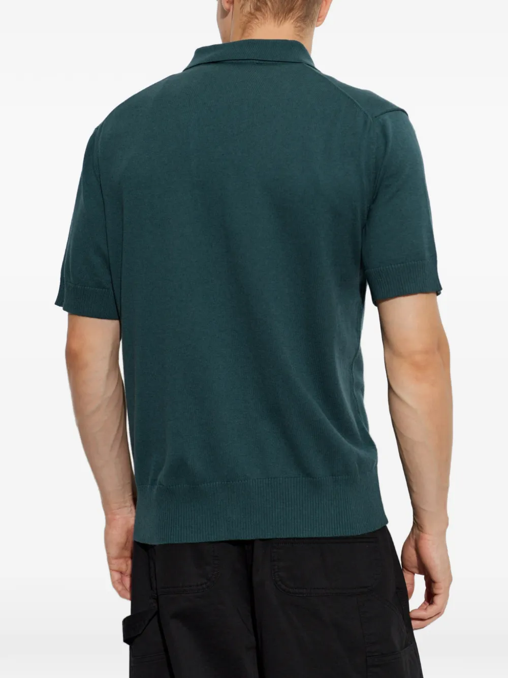 Vivienne Westwood Orb-embroidered Short-sleeve Cardigan in Green, view 4
