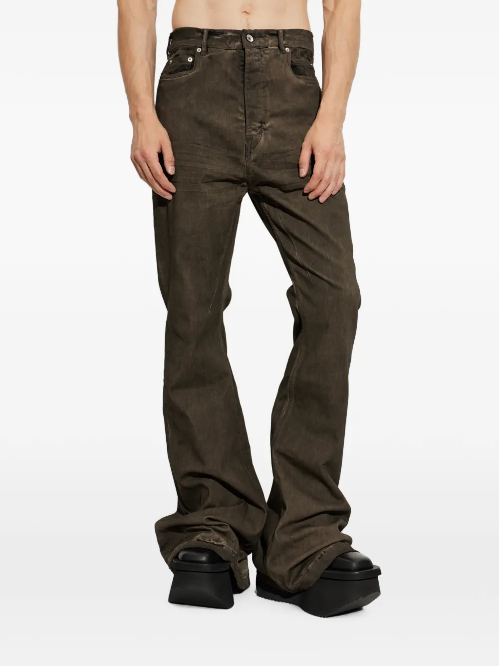 Rick Owens DRKSHDW Bootcut jeans Bruin