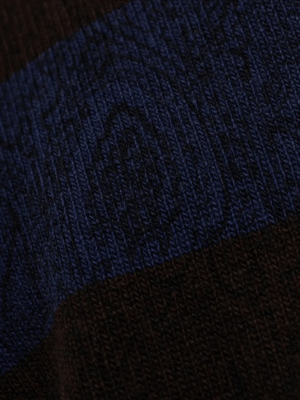 ETRO Gestreepte trui met paisley-print Blauw