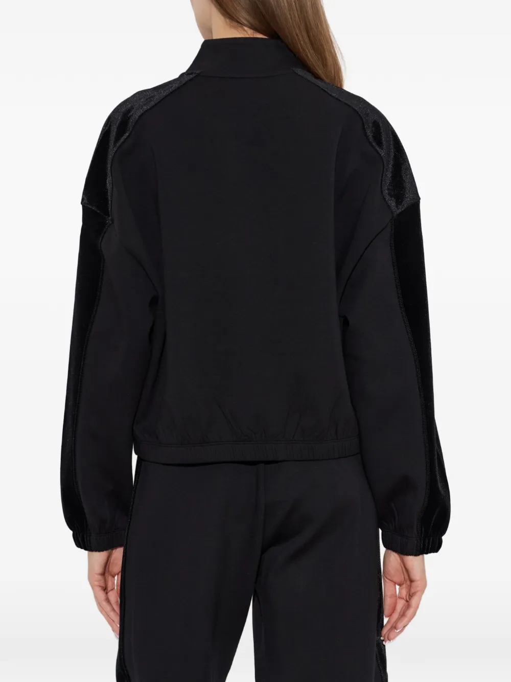 Emporio Armani Jack met rits Zwart
