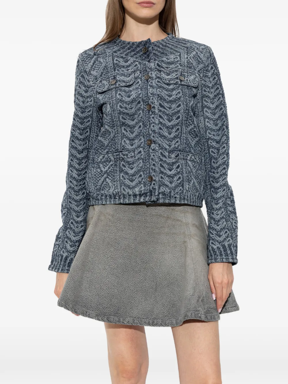 Diesel De-Grafy-S2 jack met grafische print Blauw