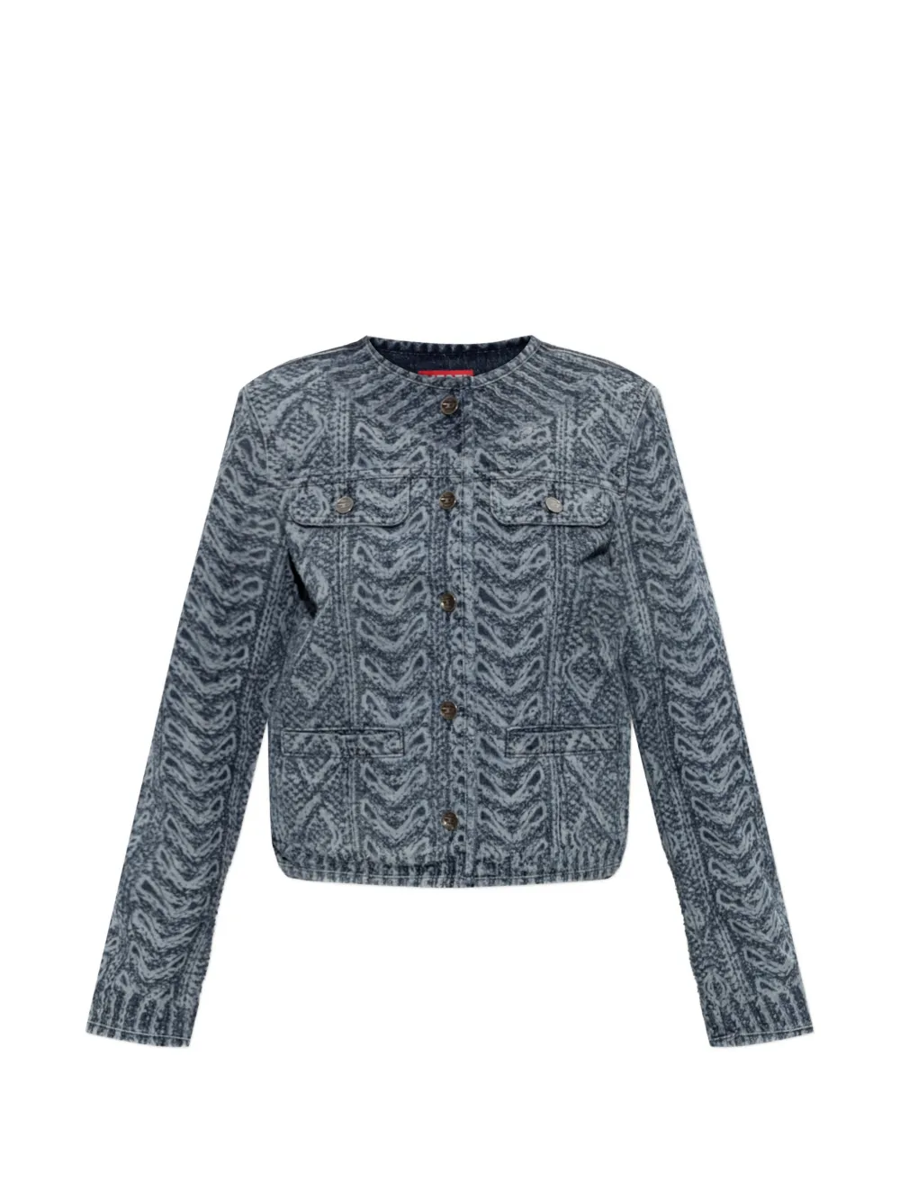 Diesel De-Grafy-S2 graphic-print jacket - Blau