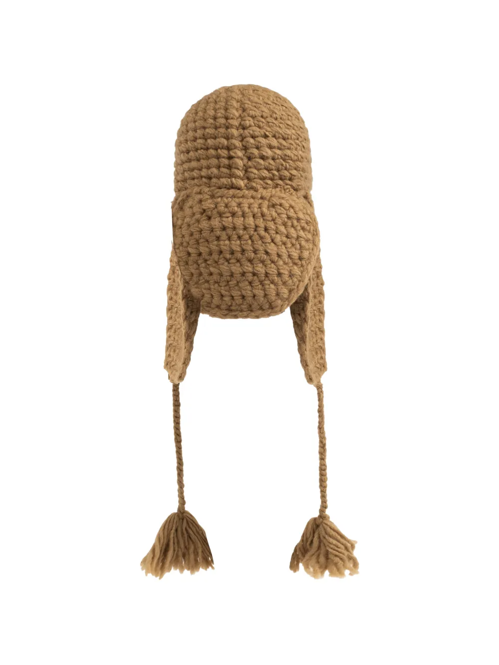 ETRO Gehaakte hoed van wol- en alpacablend Bruin