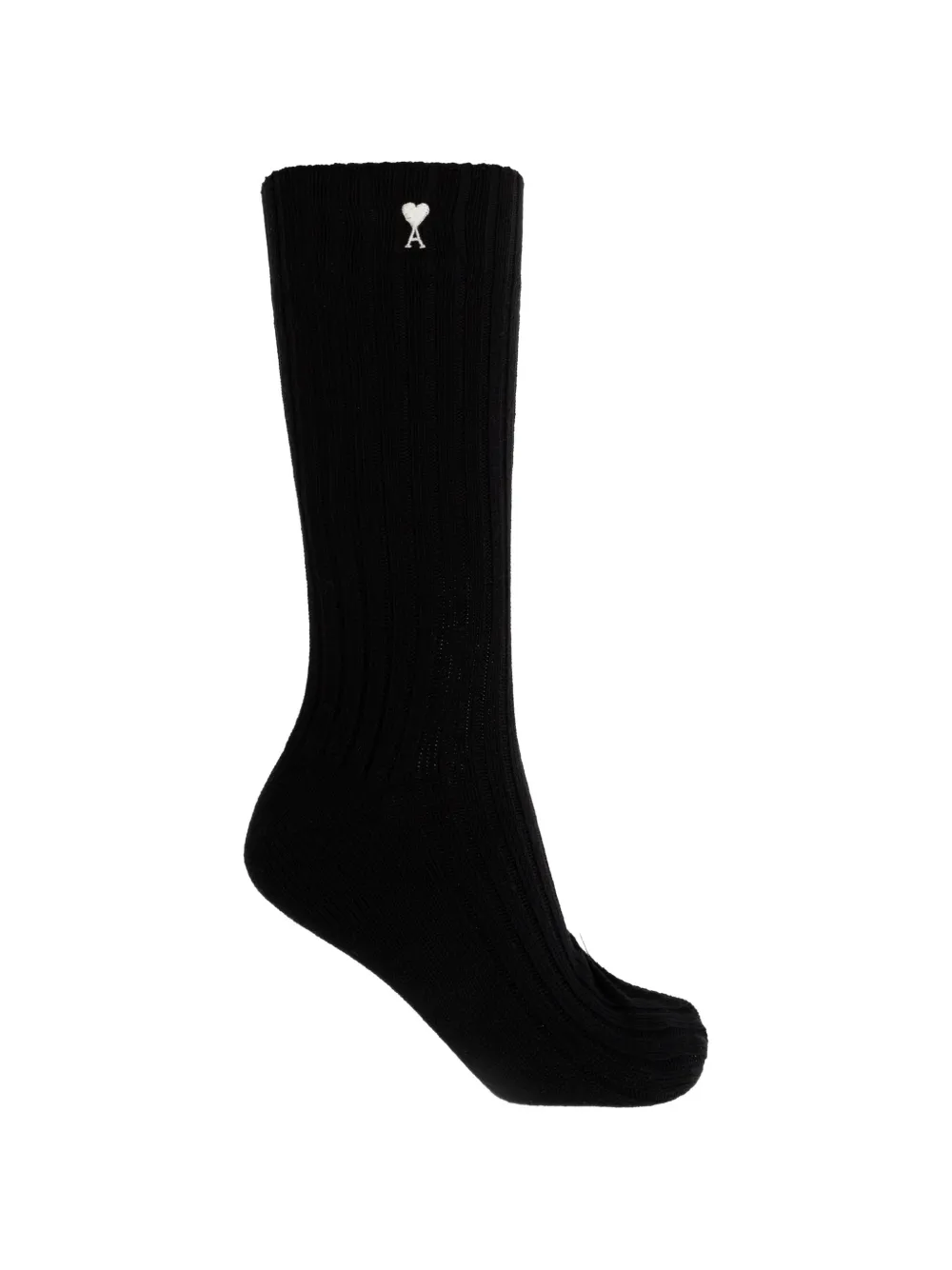 AMI Paris Ami de Coeur ribbed socks (set of three) Zwart