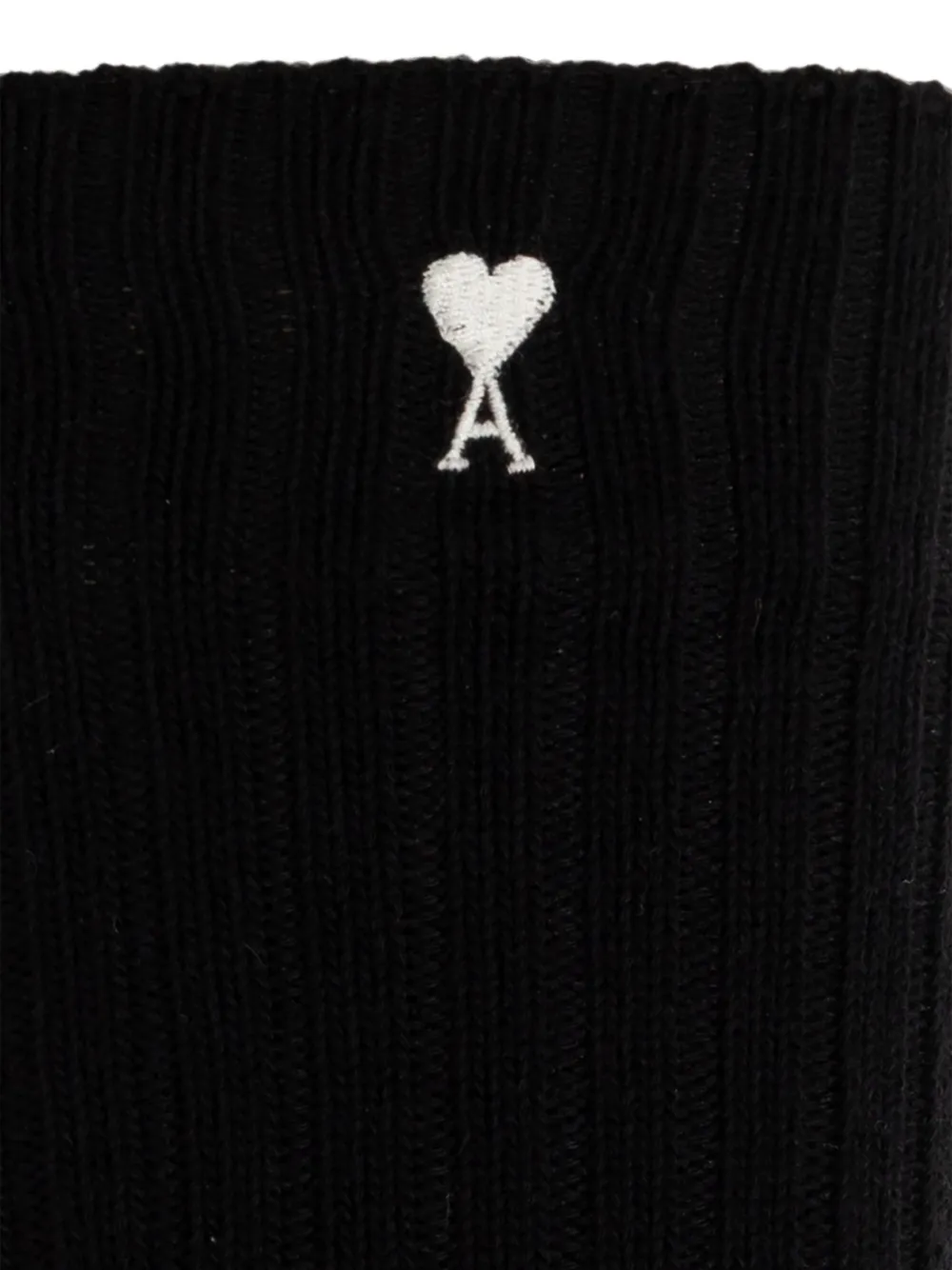 AMI Paris Ami de Coeur ribbed socks (set of three) Zwart