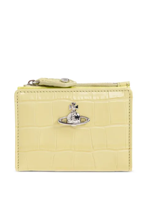 Vivienne Westwood Orb crocodile-effect wallet