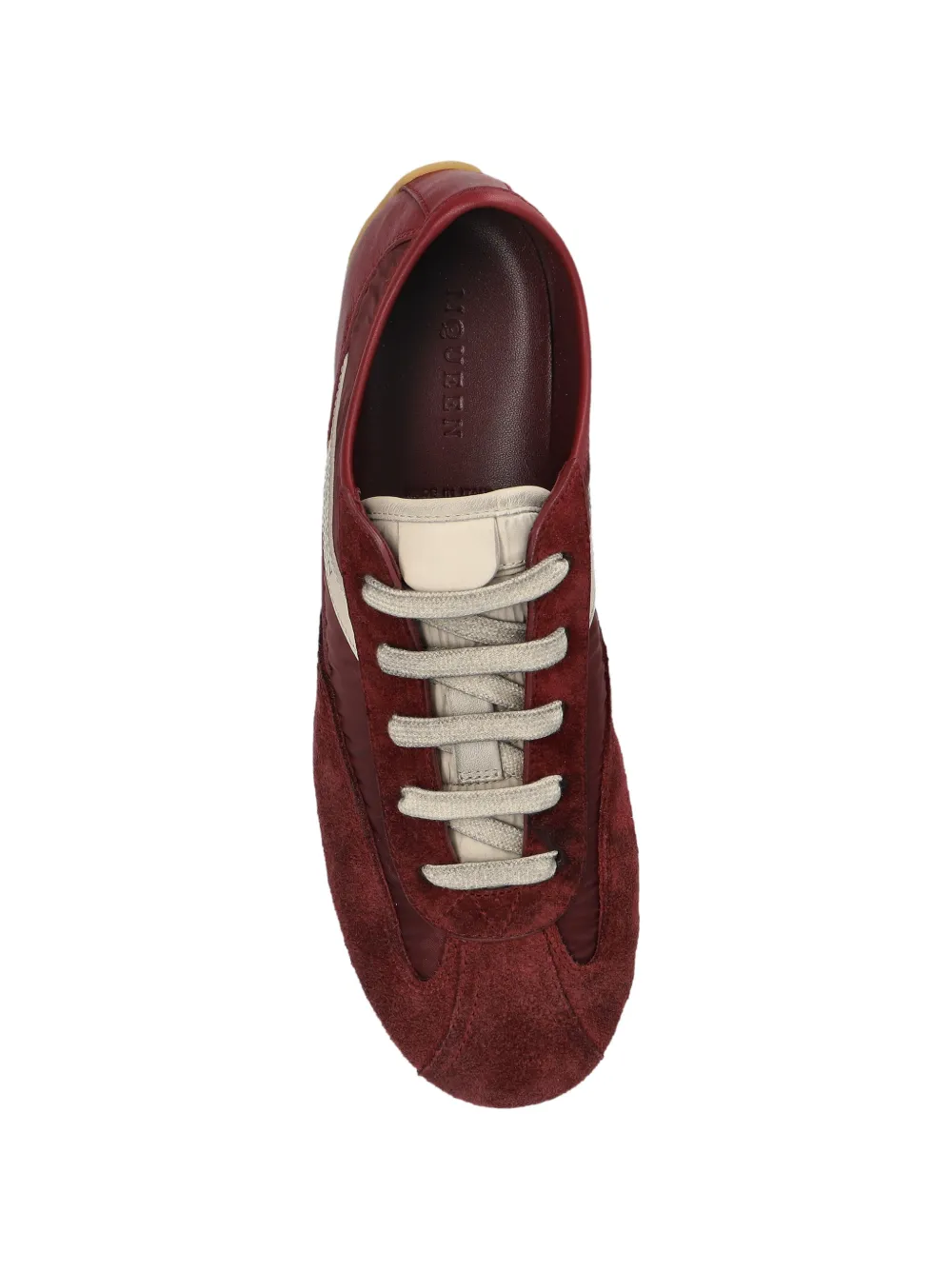 Alexander McQueen Boxe leather sneakers Rood