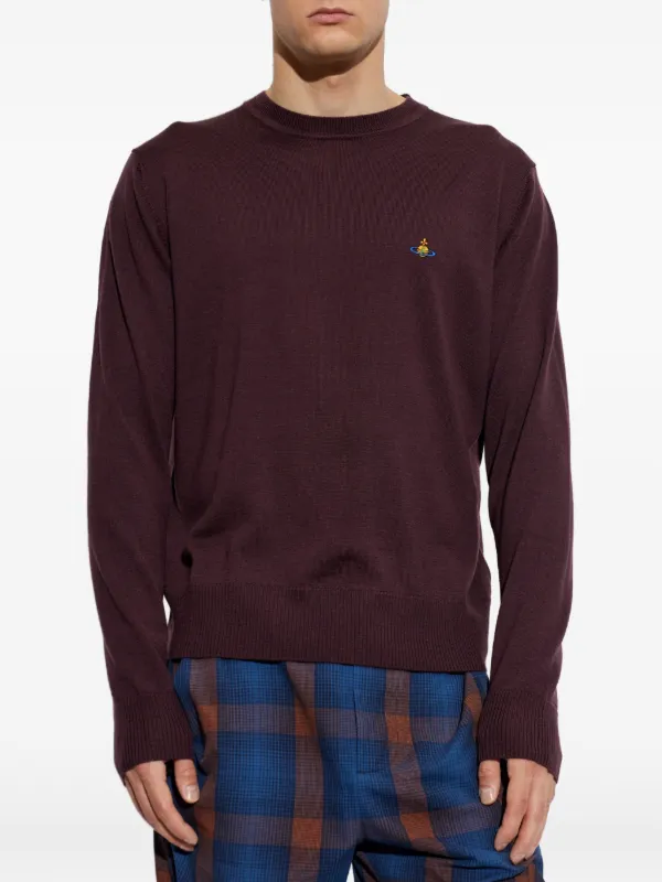 【美品】Vivienne Westwood 長袖パープルニット Vivienne Westwood Alex Wool Sweater | パープル | FARFETCH JP