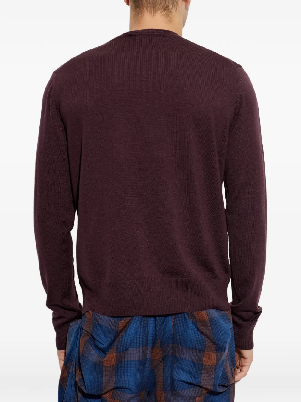 Vivienne Westwood Trui met geborduurd Orb-logo Paars