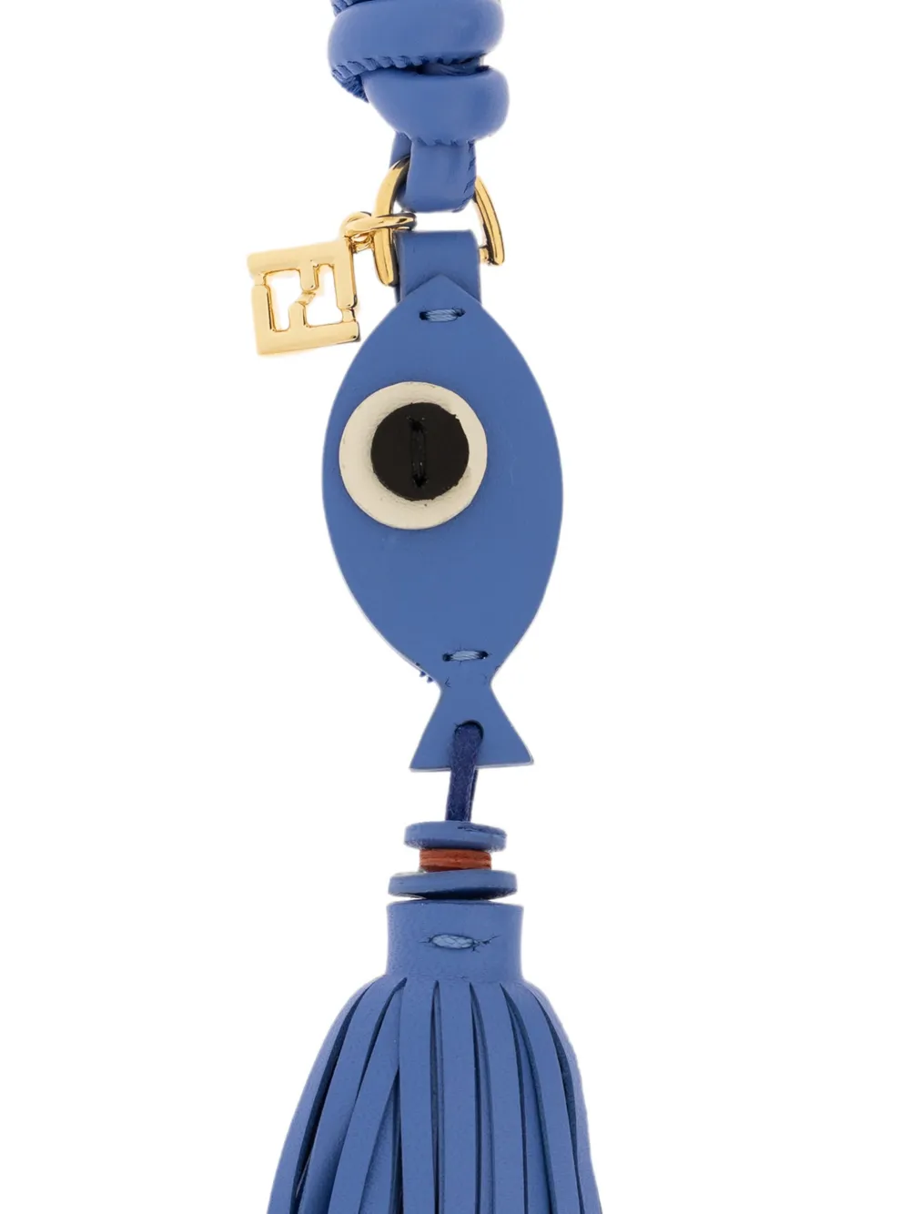 FENDI Leren tassenbedel Blauw